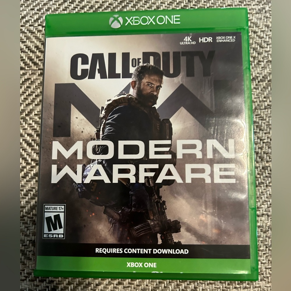 XBOX ONE CALL OF DUTY MODERN WARFARE